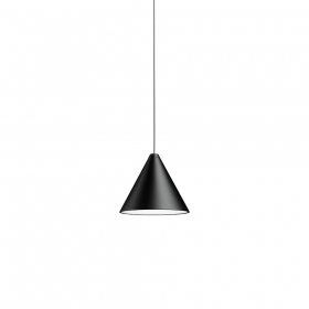 String Light Cone Pendel 22 Meter Touch Dimmer Black