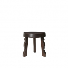 Faye Stool Dark Stained Mango