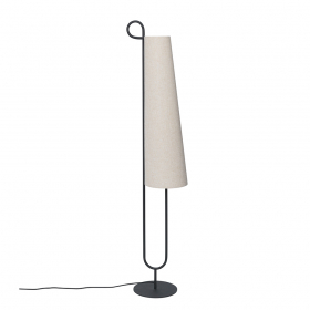 Ancora Golvlampa Black/Natural