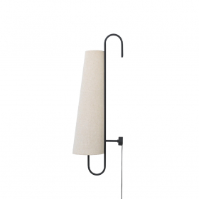 Ancora Vägglampa Black/Natural
