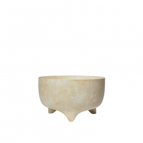 Evoke Pot Low Warm Sand