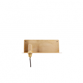 90° Vägglampa Brass