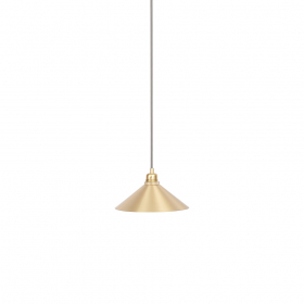 Cone Shade Pendel Small Brass