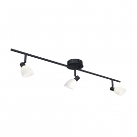 Cut 3 Spotlight Skena Svart/Opalglas