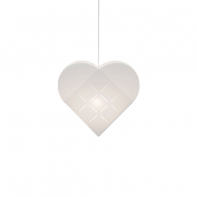 Heart Light Stjärna Small White