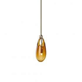 Hold 12 Pendel Brushed Brass/Olivin
