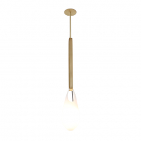 Hold Pin 1.21 Pendel Brushed Brass/White