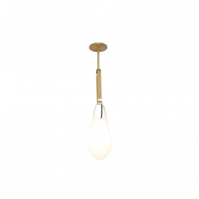 Hold Pin 1.09 Pendel Brushed Brass/White