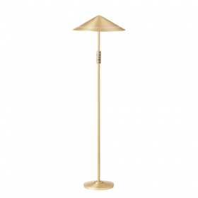 Governor 405 Golvlampa Brass/Walnut