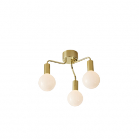 History Plafond Mässing/Opalglas