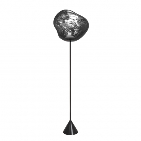 Melt Cone Slim LED Golvlampa Silver