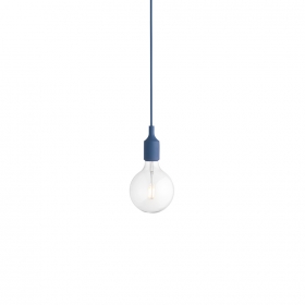 E27 Pendel Pale Blue