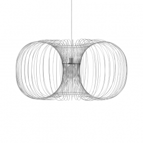 Coil Pendel Ø110cm Stainless Steel