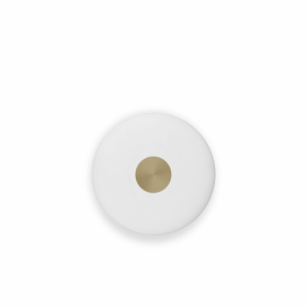 Glint Vägglampa Glass Opal White