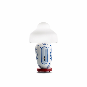 Chinoz Bordslampa Ming/Burgundy