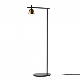 Lighto P Golvlampa Matt Black/Glossy Golden