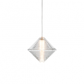 Press Cone LED Pendel Clear