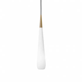 Opus 1 Pendel Brass/Opal Glass