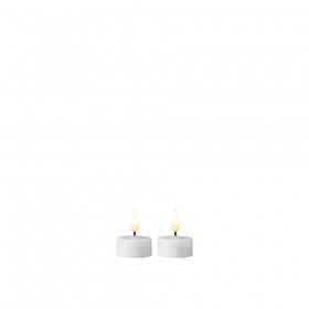Flamme LED Värmeljus Vit 2-Pack