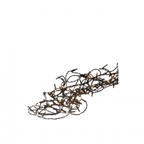 Serie Micro LED Ljusslinga 90 Ljus Svart