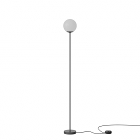 Model 1081 Golvlampa 168cm Opal Glass/Black