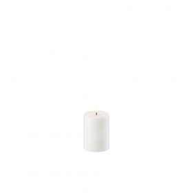 Uyuni Pillar LED Candle 13cm Nordic White