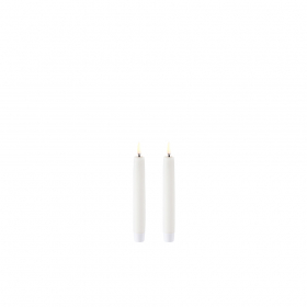 Uyuni Taper LED Candle 18cm Nordic White 2-Pack