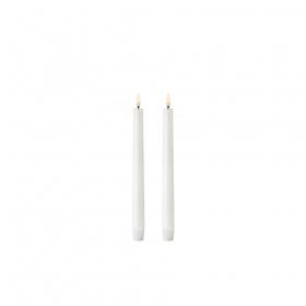 Uyuni Taper LED Candle 28cm Nordic White 2-Pack