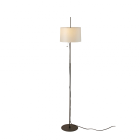 Zladd Golvlampa Liten Mörkgrå/Vit