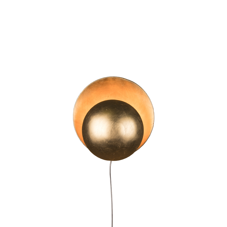 Orbit Vägglampa Mässing Globen Lighting | Växjö Elektriska