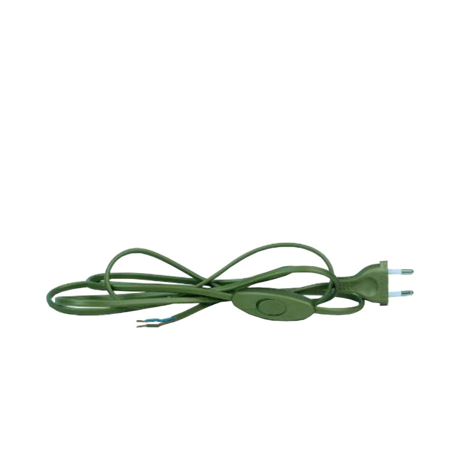 Armatursladd Med Brytare Guld 2,5m Ojordad