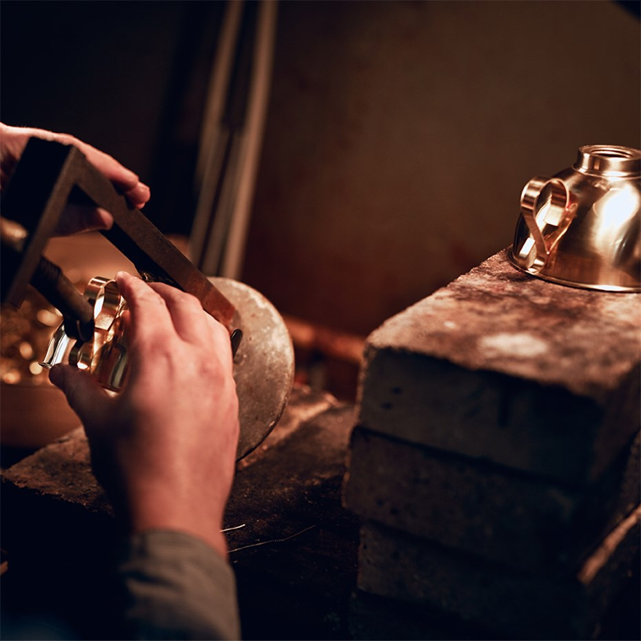 Nattlampa Oljelampa Mässing