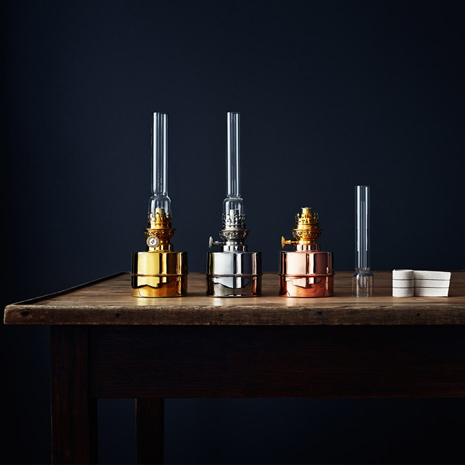 Flaggskär Oljelampa Nickel