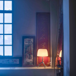 Lumiere Bordslampa Large Black Chrome/White Lumiere Bordslampa Large Black Chrome/White