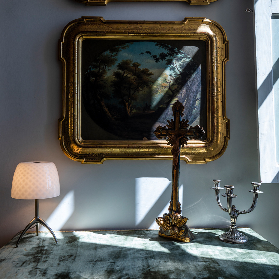 Lumiere 30th Bordslampa Large Champagne/Bulles Med Dimmer