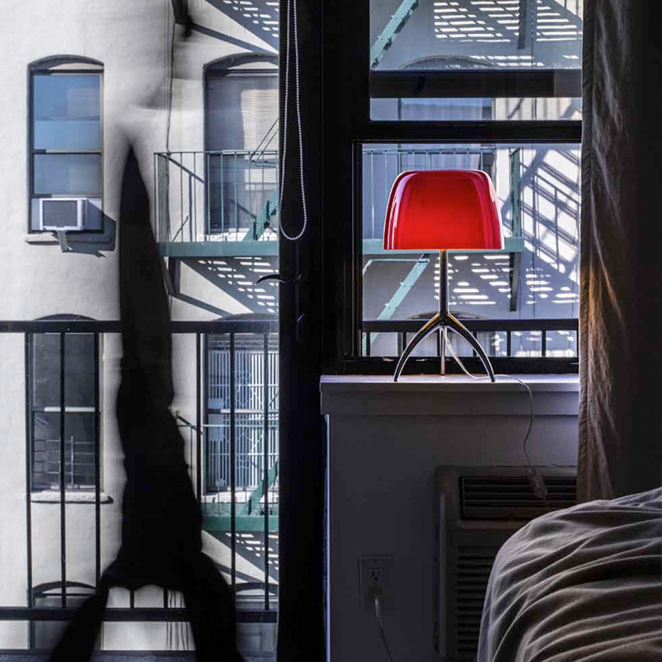 Lumiere Bordslampa Small Aluminium/Cherry