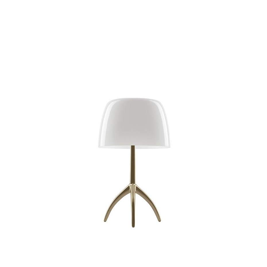 Foscarini Lumiere Bordslampa Small Champagne/White Med Dimmer