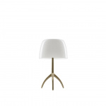 Lumiere Bordslampa Small Champagne/White Med Dimmer