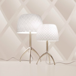 Lumiere 30th Bordslampa Small Champagne/Pastilles Med Dimmer
