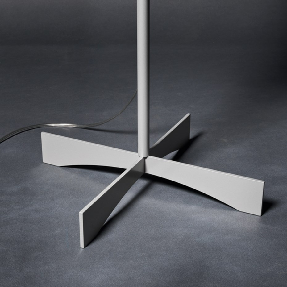 Havana Golvlampa Aluminium/White Med Dimmer