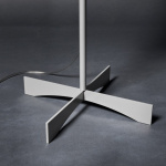 Havana Golvlampa Aluminium/White Med Dimmer Havana Golvlampa Aluminium/White Med Dimmer