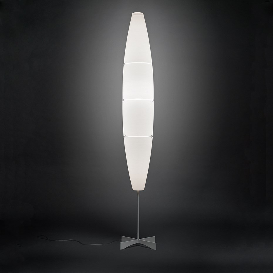 Havana Golvlampa Aluminium/White