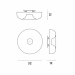 Circus Taklampa/Vägglampa Small White Circus Taklampa/Vägglampa Small White