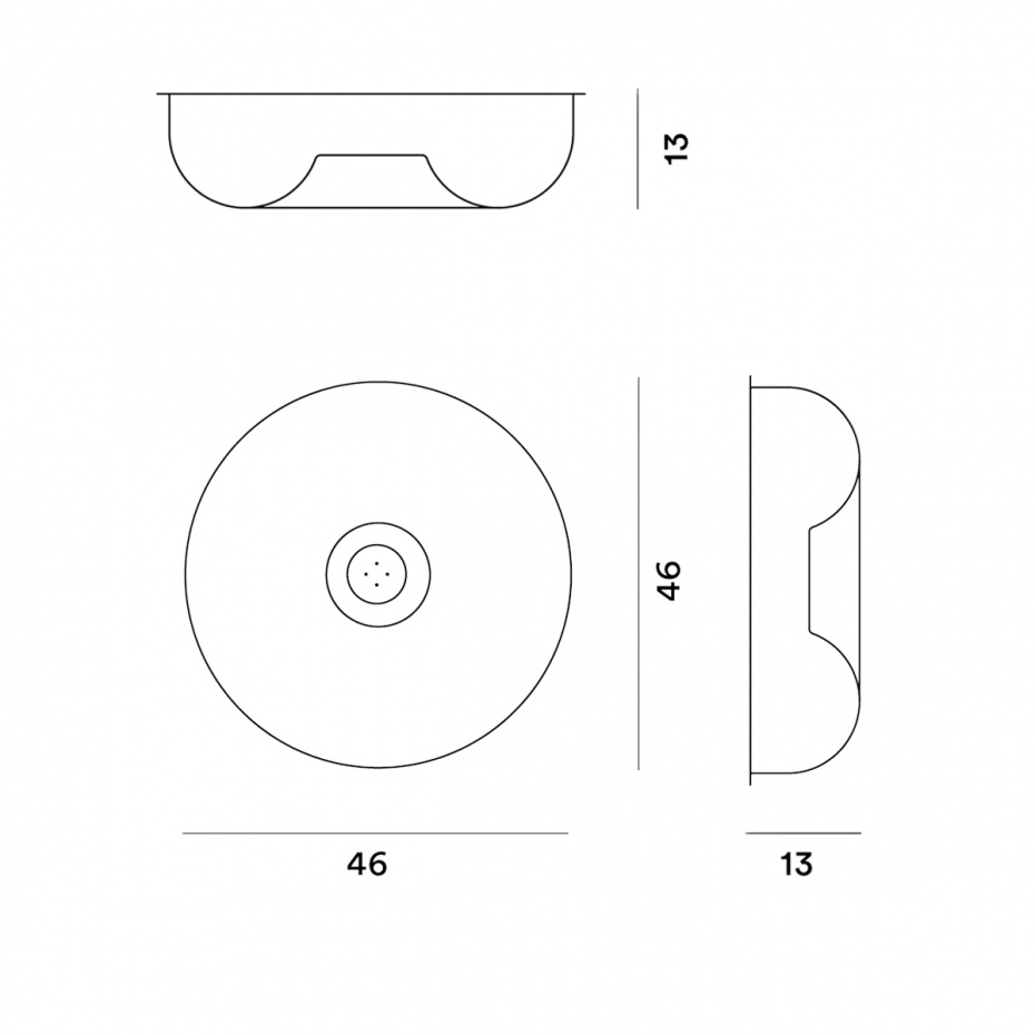 Circus Taklampa/Vägglampa Large White
