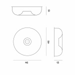 Circus Taklampa/Vägglampa Large White Circus Taklampa/Vägglampa Large White