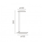 Oblique Qi Bordslampa Matt Anthracite Oblique Qi Bordslampa Matt Anthracite