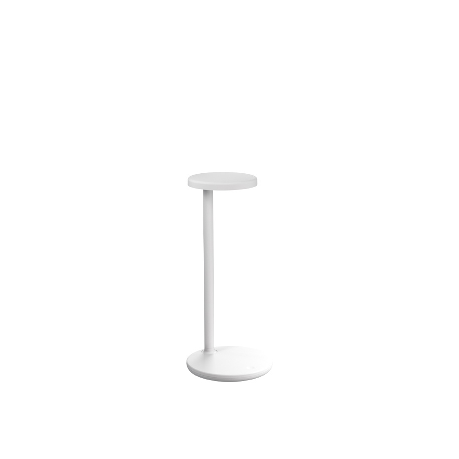 Oblique Qi Bordslampa Matt White