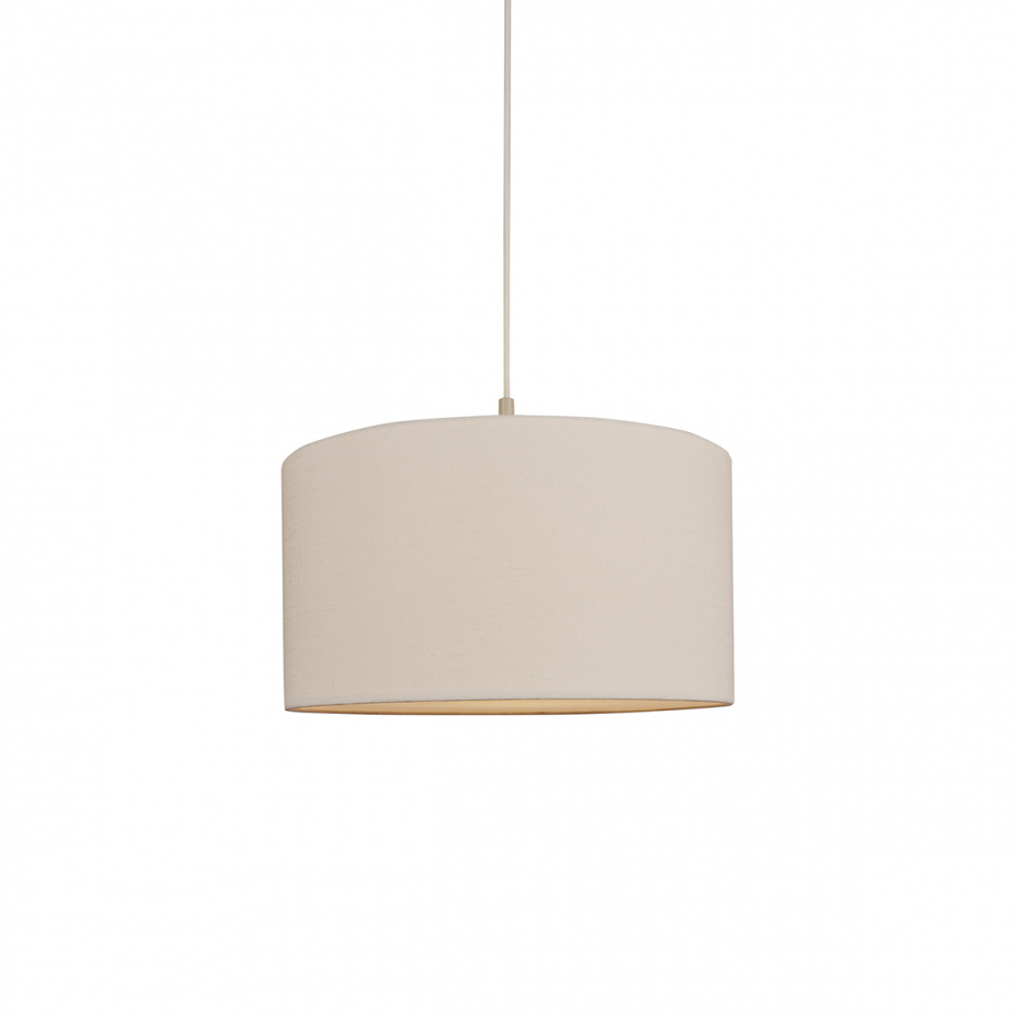 Soft Pendel Ø44cm Vit Linne/Sand