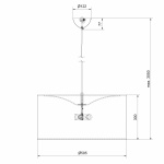 Soft Pendel Ø60cm Vit Linne/Sand Soft Pendel Ø60cm Vit Linne/Sand