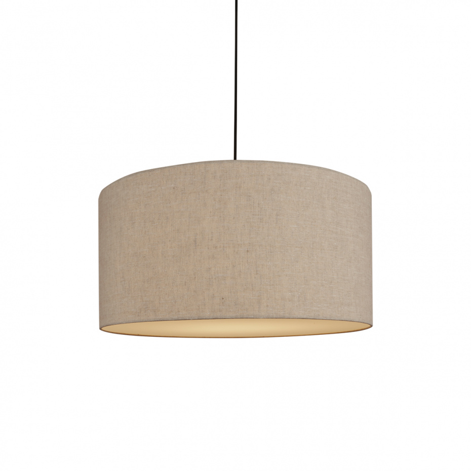 Soft Pendel Ø60cm Natur Linne/Metallic Bronze